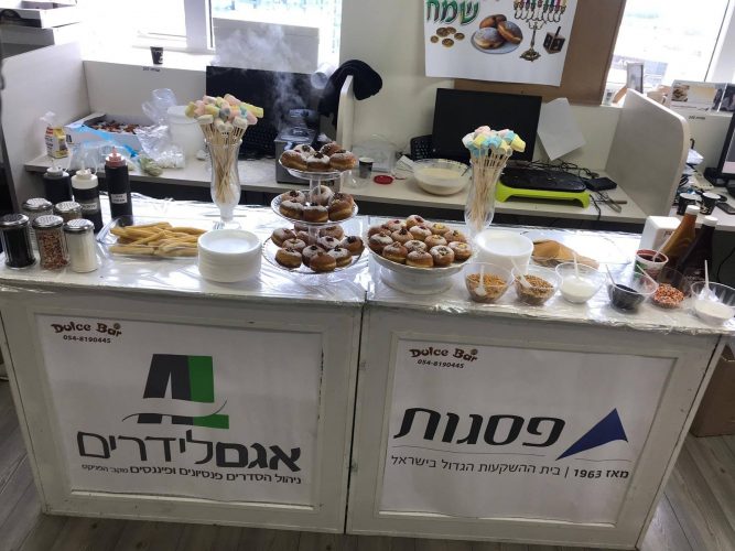 בר מתוקים ממותג לחברת פסגות